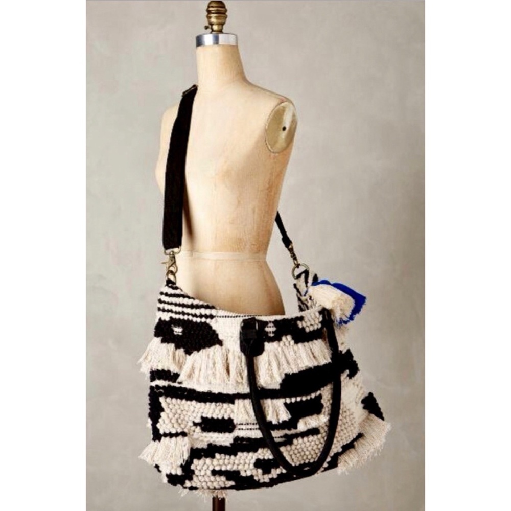 JASPER & JEERA anthropologie BOHO Fringe Weekender